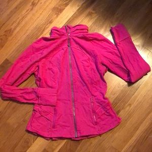 Lululemon Peplum Zip-Up